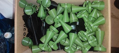 Хвости вог17 різні - 45шт